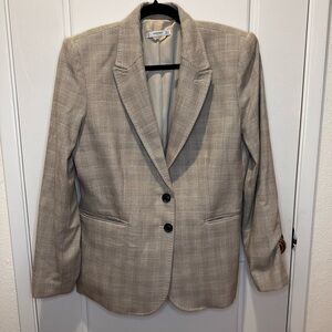 Mango Blazer Double Breasted Suit Jacket Size 10